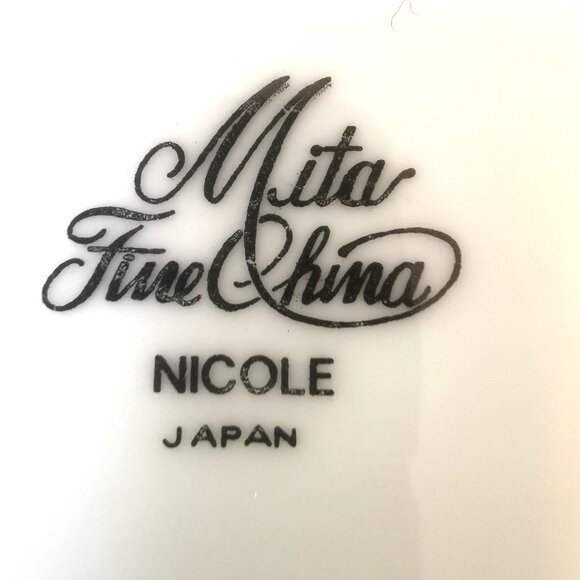 Vintage Blue & White Plate Duo Currier & Ives Royal Grist Mill & Mita Nicole w/ - Picture 8 of 10